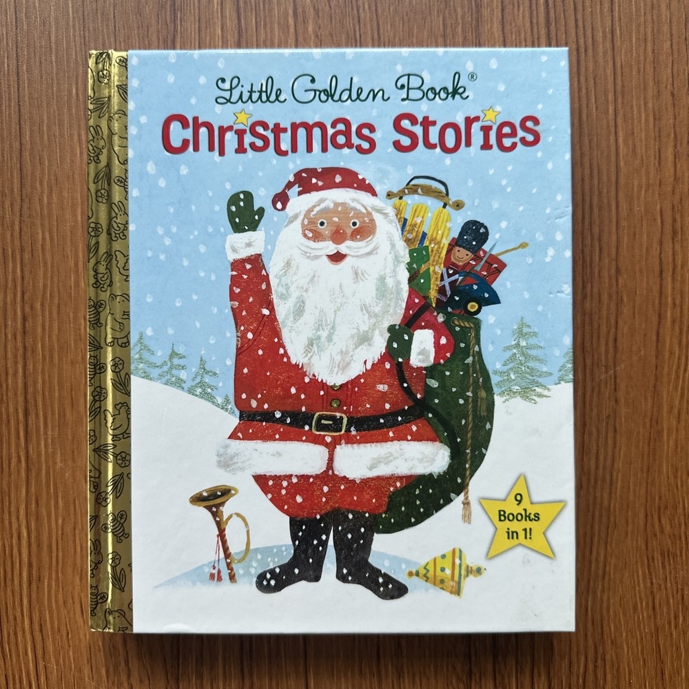 Little Golden Book Christmas Stories by Random House (2015, Picture Book) 9 In 1